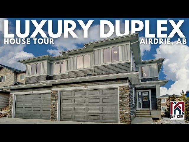 INSIDE A LUXURY DUPLEX IN AIRDRIE ALBERTA | MELCOM HOMES HOUSE TOUR