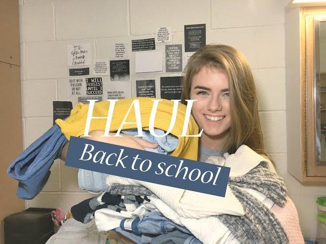 MASSIVE BACK TO SCHOOL/ END OF SUMMER HAUL// Taylor Chay