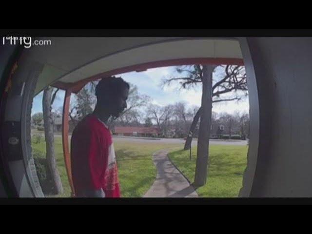 Dallas homeowner catches burglar on camera