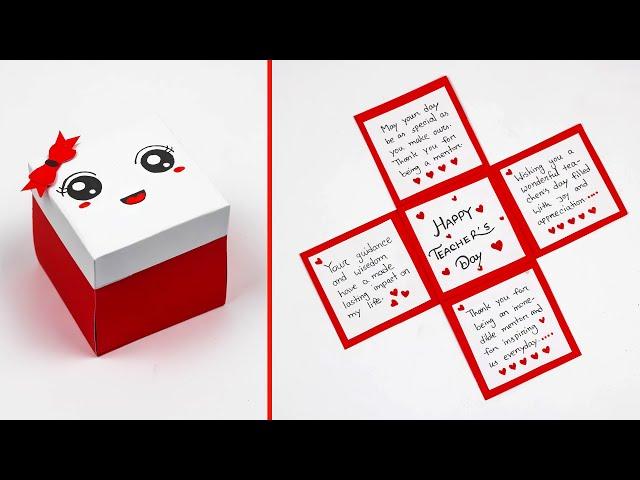 Beautiful card design for birthday / How to make best friend card easy / Teachers day card easy