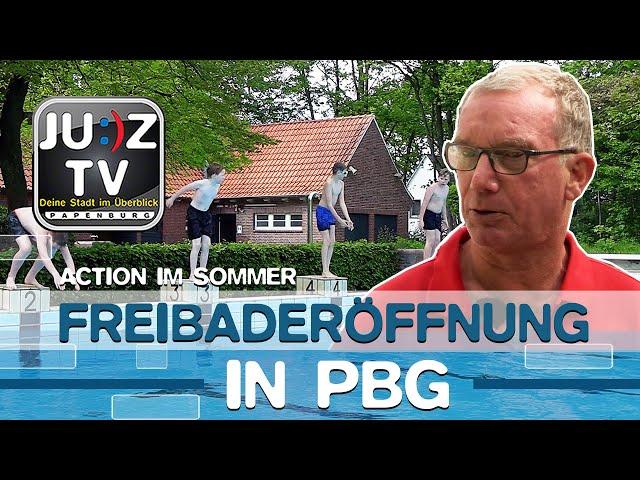 JUZ TV News   - Freibaderöffnung Papenburg 2023