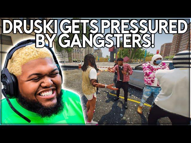 Druski Gets PRESSURED BY GANGSTERS! | GTA RP | Grizzly Gang Whitelist