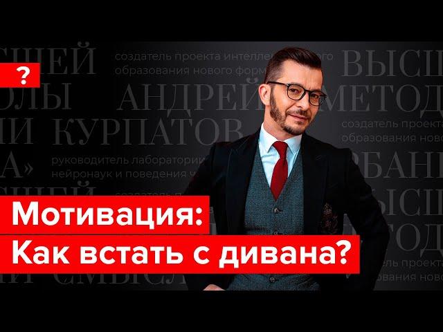 Как встать с дивана и не сесть обратно? Андрей Курпатов отвечает на вопросы подписчиков