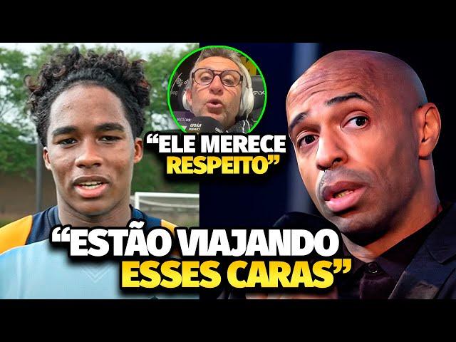 SAIBA O QUE THIERRY HENRY E MÍDIA ESTÃO FALANDO SOBRE ENDRICK