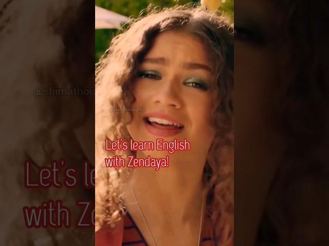 Learn English with Zendaya #learnenglishwithcelebrities