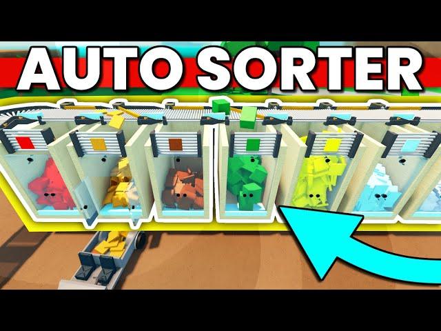 How To Build An Auto Wood Sorter/Storage In Lumber Tycoon 2 Roblox