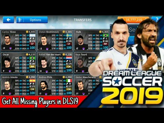 How To Get All Missing Players in Dream League Soccer 2019