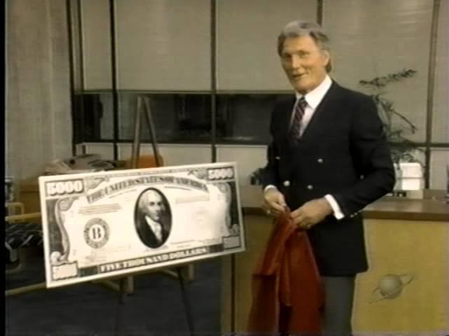 "Dollar Bills" from "Ripley's Believe It or Not!" (1980's Edition)