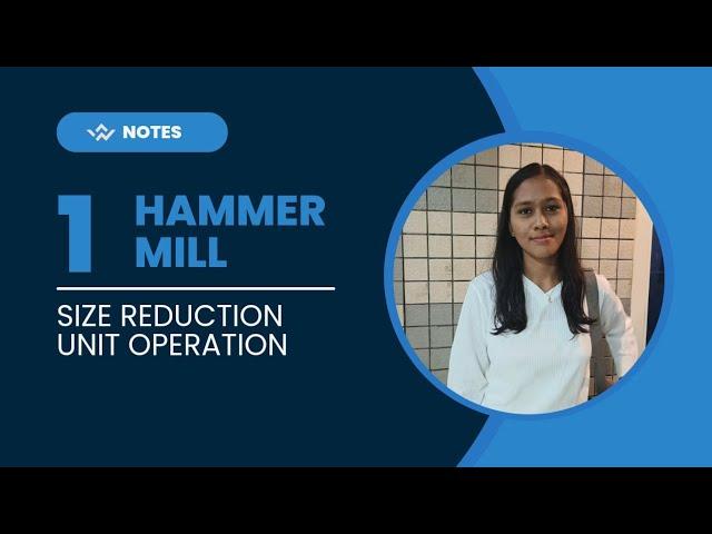 Hammer mill Malayalam/Pharmaceutics/shortest video/class 1