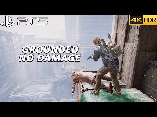 The Last of Us 2 PS5 Remastered Aggressive & Stealth Gameplay - Seattle Day 2 ( GROUNDED/NO DAMAGE )