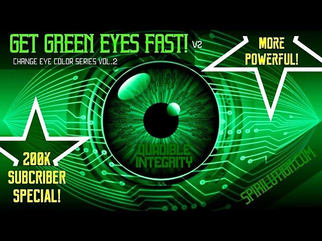 (GREEN EYES) Get Green Eyes Fast! v2  (Change your Eye Color) (Results Amplifier & Super Charger)