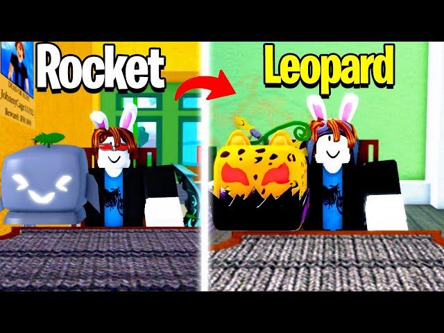 Trading From Rocket to Leopard in One Video (Blox Fruits)