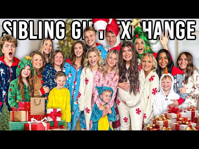 SiBLiNG GIFT EXCHANGE w/ 16 KiDS 2024!!!  