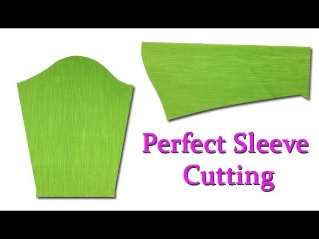 Sleeve cutting and stitching in Malayalam for beginners easy method DIY tutorial EMODE