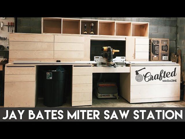 Building the Jay Bates Miter Saw Station Part 1 | Crafted Workshop