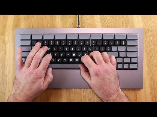 Typing Demo: Keymacs w/Alps SKCL Green (wax-boiled)