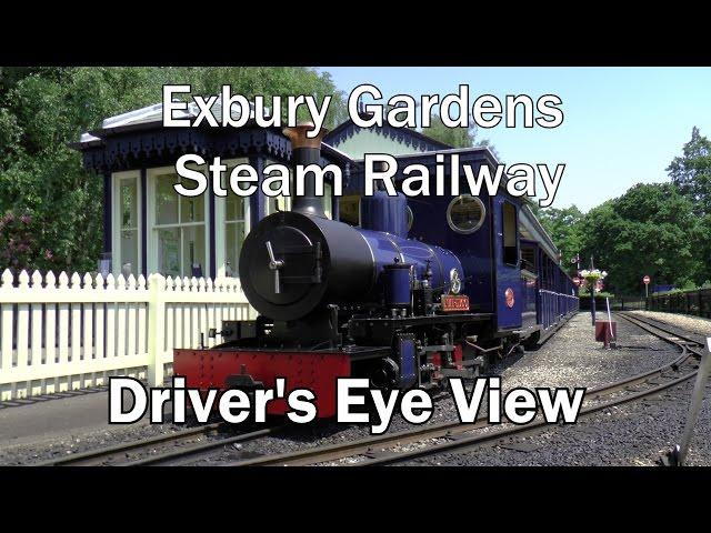 Exbury Gardens Steam Railway Driver's Eye View