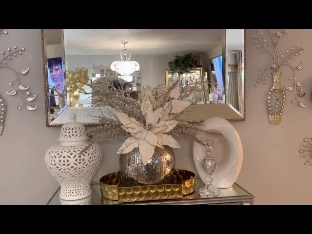 #REVAMPED GLAM LIVING ROOM TOUR#CREAM AND GOLD AND GREY #JUST BEING ME DEVANISE