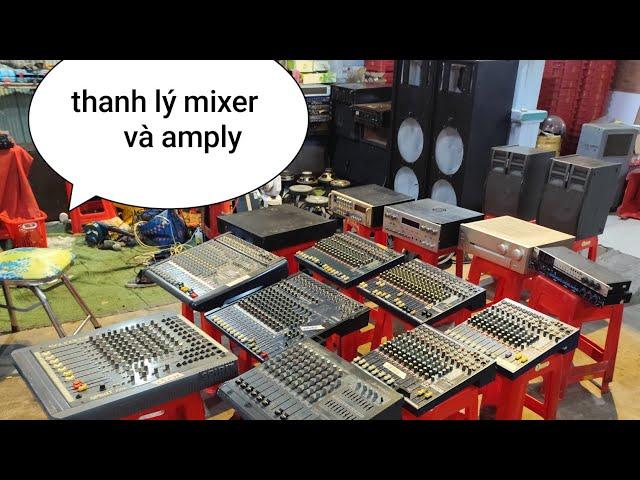 1 đống mixer .vang cơ . amply nhật . amply china và đủ thứ bao ship