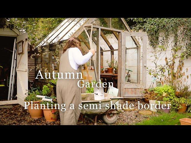 Transforming a Neglected Garden Border | Stunning Semi-Shade Makeover & Autumn Planting Ideas 