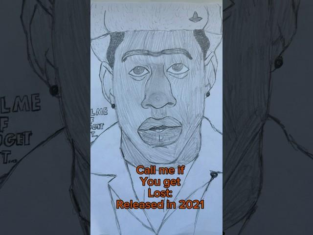 Evolution of Tyler, The Creator but it's with my drawings #tylerthecreator #shorts #viralvideo