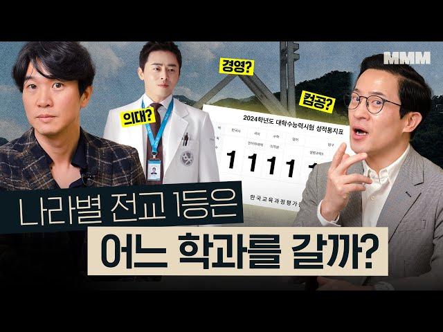 [수능특집] 각 나라별 가장 인기있는 전공 순위 | MMM  @MickeyPedia