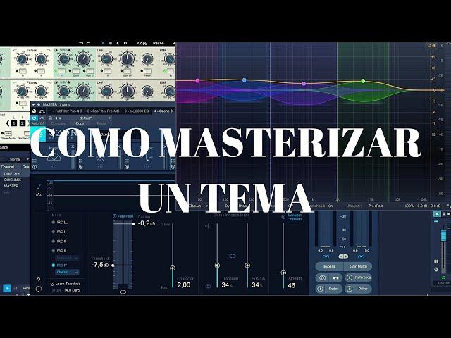 MASTERING en tu home STUDIO...