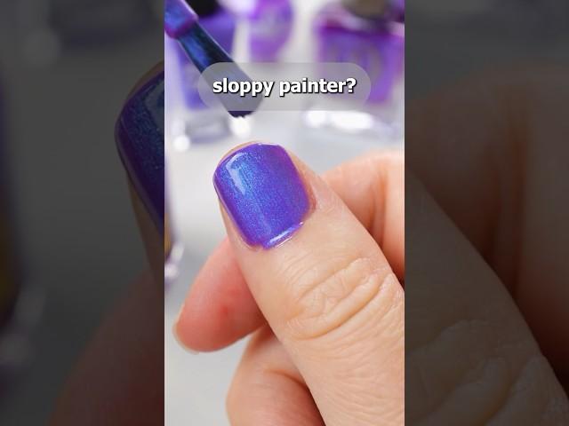  this nail polish trick will save your sloppy manicure  #nails