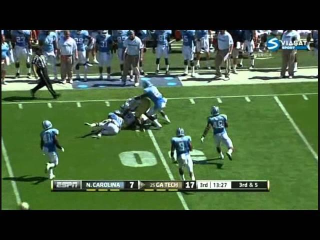 Stephen Hill vs UNC 2011