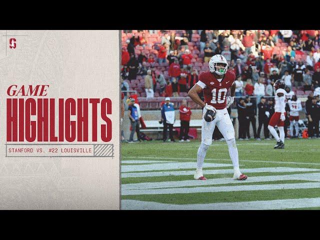 Highlights: Stanford Football vs. #22 Louisville