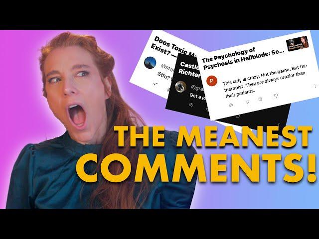 Therapist Reacts to Mean Comments!