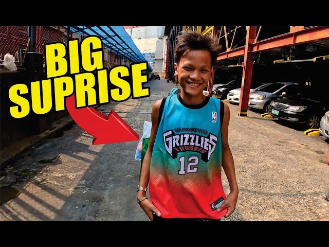 The BIGGEST Surprise for Kind-Hearted Kid of The Philippine slums 