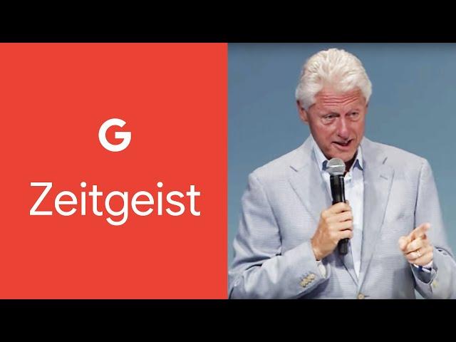 How Technology Can Shape Our Interdependence | Bill Clinton | Google Zeitgeist