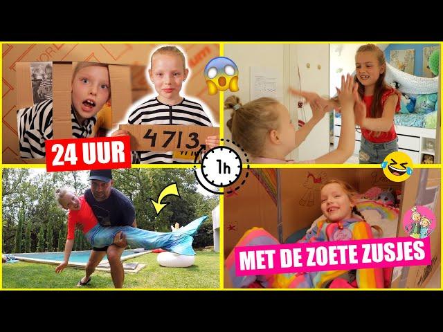 [1 UUR NIEUW] DE LEUKSTE 24 UUR CHALLENGES met DE ZOETE ZUSJES!! *In de Gevangenis!! DeZoeteZusjes