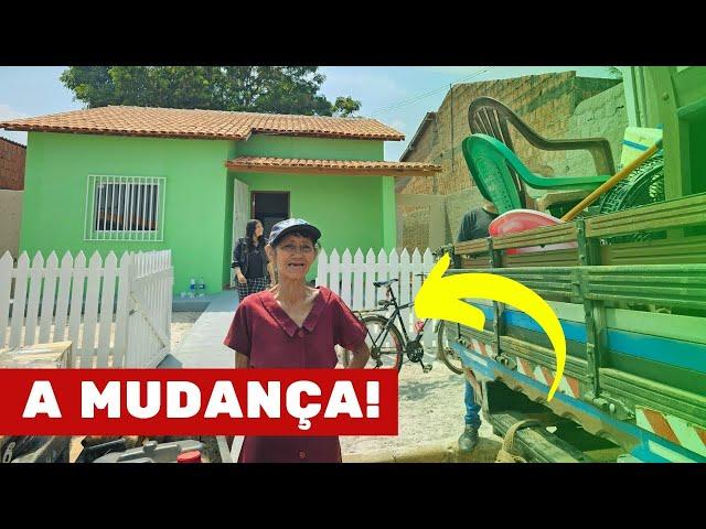 A MUDANÇA DE DONA FRANCISCA PRA NOVA CASA!️