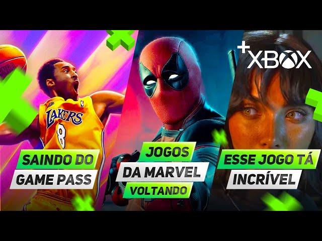 MARVEL e XBOX com JOGO do DEADPOOL e MAIS, JOGOS GRANDES SAINDO do GAME PASS e JOGÃO INSANO no XBOX!