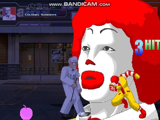 JoyStick (pg3d) MB#25 colonel sanders VS ronald mcdonald