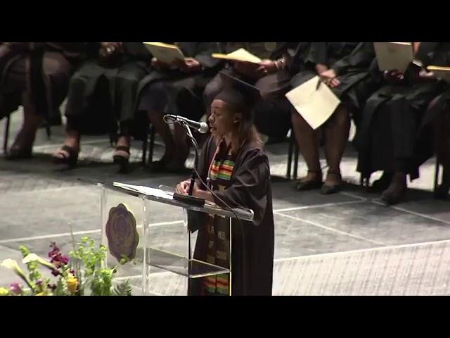 Kamara Daughtry's 2019 Graduation Speech at Miles College