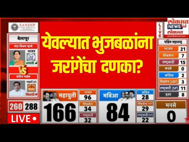 Yeola Vidhansabha Result LIVE | येवल्यात Chhagan Bhujbal यांना जरांगेंचा दणका? | Manoj Jarange