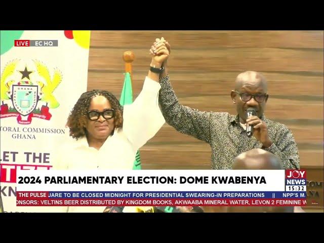 EC declares NDC’s Elikplim Akurugu winner of Dome Kwabenya parliamentary election