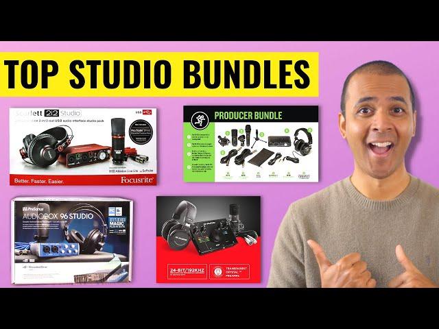 Top 5 Studio Bundles $160 to $300 | Focusrite vs Presonus vs Mackie vs M-Audio vs Behringer