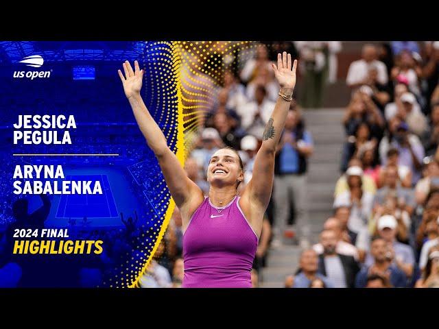 Jessica Pegula vs. Aryna Sabalenka Highlights | 2024 US Open Final