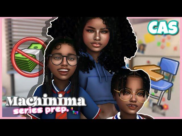 let's make sims for my new machinima series   | sims 4 cas