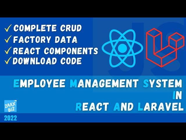 laravel and reactjs project tutorial 2022 Step by step  | Full Crud [ Explained with Examples ] 2022