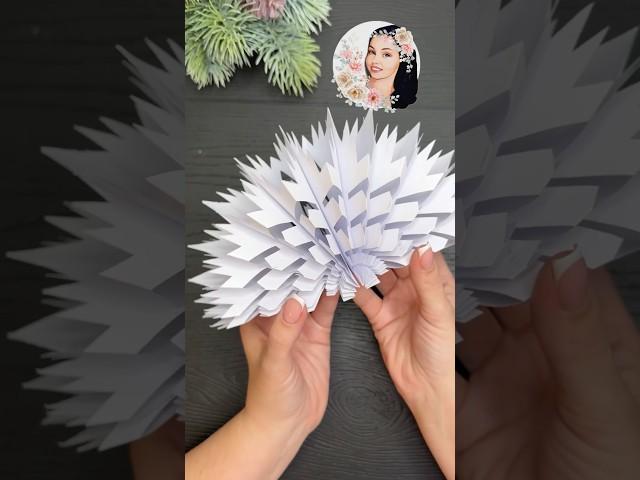 WoW! ️ Easy Paper Christmas Decorations 2024 3D Snowflake