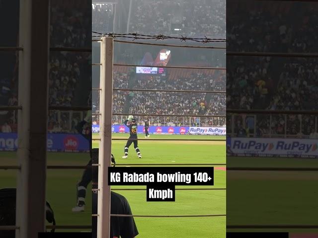 KG Rabada Bowling 140 KMPH + Live | IPL 2025 | GT vs PBKS | #ipl #cricket