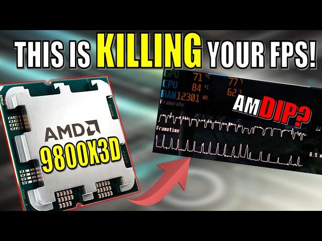 This Drove Me INSANE! ‍ 9800X3D Stuttering & FPS DIPS Explained! (MSI Afterburner Power)