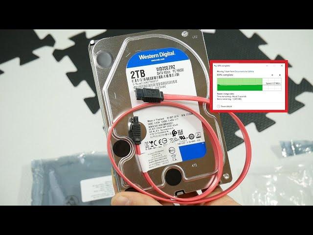 Western Digital 2TB HDD Unboxing & Speed test