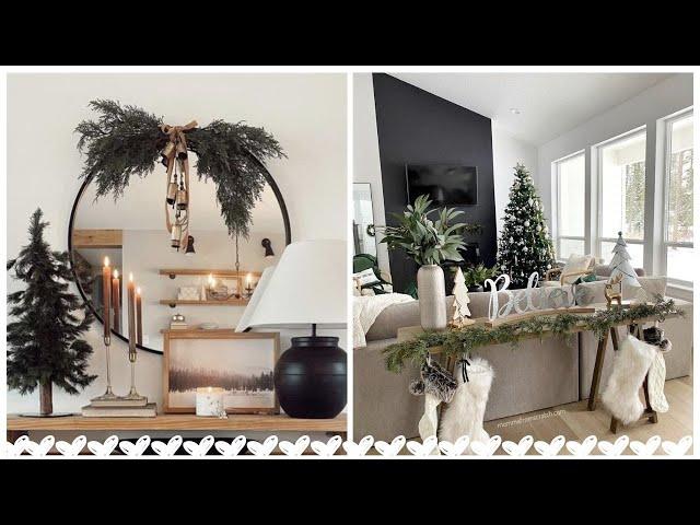 Minimalist Christmas Decorations for Your Living Room | Simplicity in Festivity