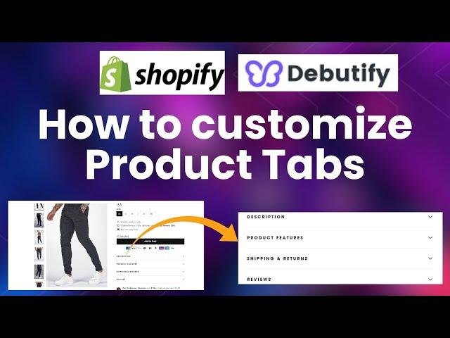 How to Customize Product Tab In shopify Debutify theme (For beginner)